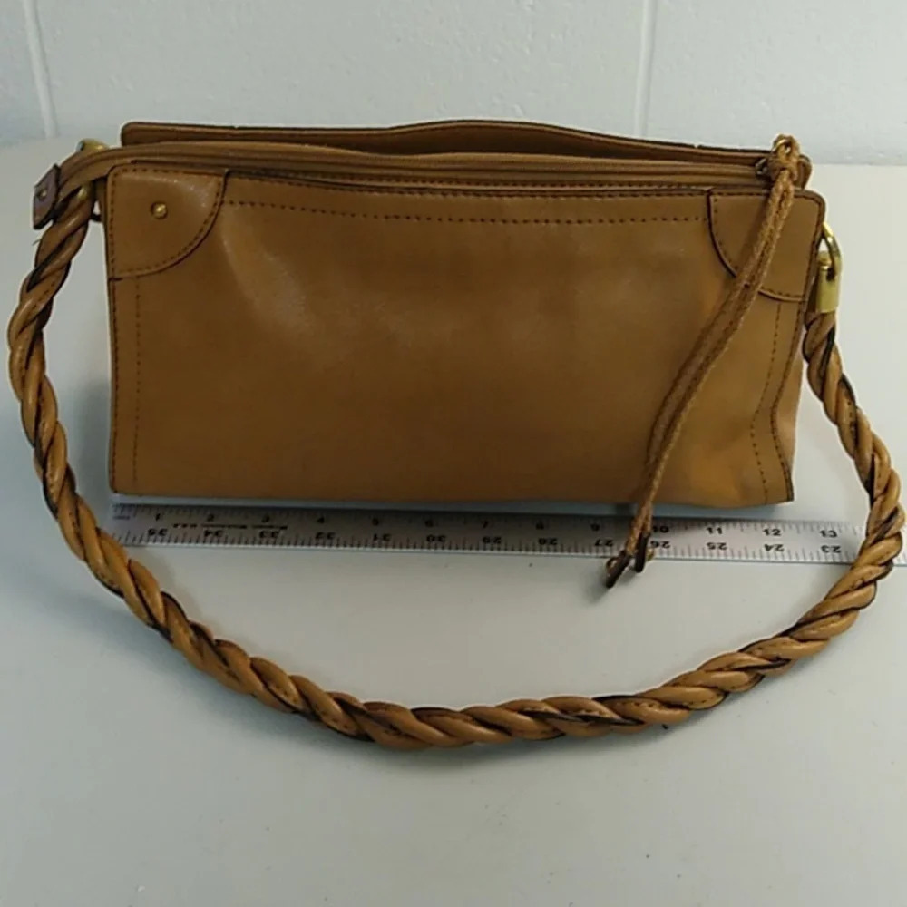 Relic Shoulder Bag Purse Carmel Brown 12" L X 4.5" W X 6" H - Picture 13 of 16